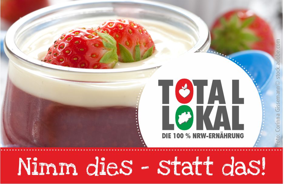 Rote Grütze mit Erdbeeren